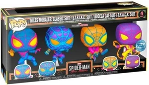 2025 FUNKO ⭐ POP! MARVEL ⭐ MARVEL ⭐ MILES MORALES - SPIDER MAN ⭐ 4 PACK - Imagen 1 de 2