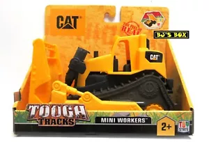 CAT Tough Tracks Mini Workers BULLDOZER Caterpillar Dozer Yellow Black New - Bild 1 von 3