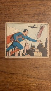 1940 Superman Gum Inc. #32 Danger on High