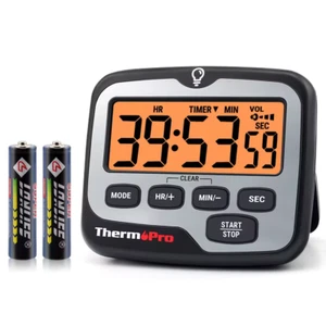 ThermoPro TM01W Large LCD Display Strong Magnetic Kitchen Cooking Digital Timer - Picture 1 of 6