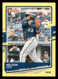 2020 Donruss Nelson Cruz #113 Yellow Minnesota Twins - Picture 1 of 2