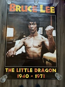 Bruce Lee RARE  The Little Dragon Vintage Subway  Poster, 39x60, New Old Stock - Picture 1 of 4