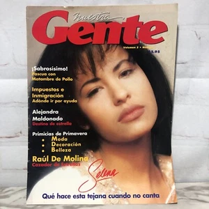 SELENA QUINTANILLA living "nuestra gente" magazine april 1994 RARE Vol: 2 Num: 1 - Picture 1 of 10