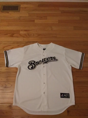 Ryan Braun Milwaukee Brewers MLB Majestic Jersey Men's Size XL Cover