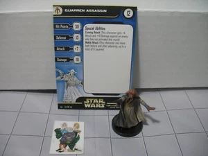 =Star Wars Miniatures REBEL STORM Quarren Assassin 54/60 with card= - Picture 1 of 1