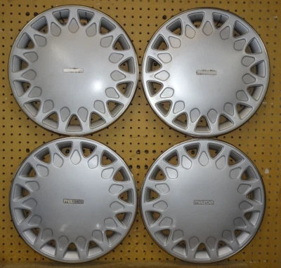 1990-1992 Mazda MX-6 , 626 Hubcaps Wheel Cover Used Set 14" - Image 1 of 4