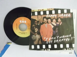 Frank Zappa,Columbia,"I Don't Wanna Get Drafted",Holland,7" 45 with P/S,1980,M - Picture 1 of 1