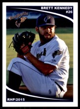 2015 Grandstand Tri-City Dust Devils Brett Kennedy Tri-City Dust Devils #26