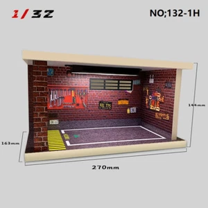 1/32/24/18 Diorama Car Garage Models Parking Lots Scene Display Case Model Gifts - Picture 1 of 49