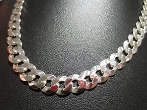 CADENA DE ESLABONES CUBANOS PLATA ESTERLINA MIAMI 20" LARGO 9,14 MM ANCHO 39,59g(G129851 - Imagen 1 de 9