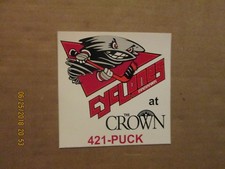 IHL Cincinnati Cyclones Vintage at The Crown Team Logo Hockey Sticker