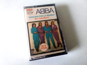 ABBA Gracias Por La Musica En Castellano - Cassette Argentina Pressing VG+ Cond - Picture 1 of 3