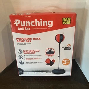 Punching Bag for Kids, Kids Boxing Bag with Stand, 3 4 5 6 7 8 9 10 Years black - Picture 1 of 4
