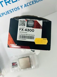 Procesador AMD FX 4300 FD4300WMW4MHK Socket AM3+ 8Mb Caché 4 Core + VENTILADOR - Imagen 1 de 3