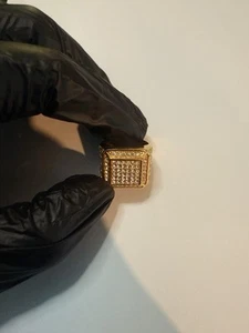 Gold And Silver ring size 8 - Picture 1 of 5