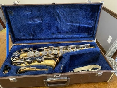 Saxofón alto vintage Vito (LeBlanc) con estuche rígido instrumento de viento de madera Foto 1 de 4