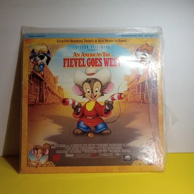 American Tail, An - Fievel Goes West (Laserdisc, 1992)  Untested  Foto 1 de 4