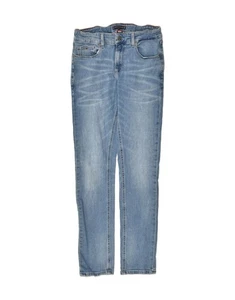 TOMMY HILFIGER Girls Slim Jeans 15-16 Years W28 L28 Blue Cotton ZP03 - Picture 1 of 3