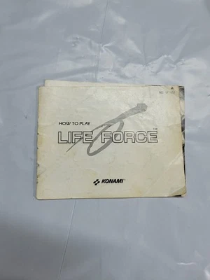 Nintendo NES Life Force Instruction Booklet Manual Book Only - No Game - Image 1 of 3