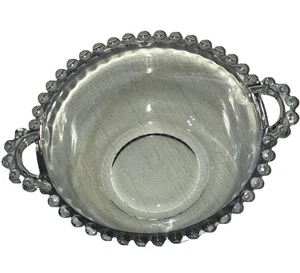Vntg Imperial Glass Candlewick Double Handled 5 1/2” Mayo Bowl  - Picture 1 of 8