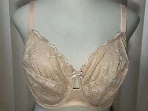 INC Underwire Bra 44G Convertible Natural Lift Keyhole Support Bands Frappe - Picture 1 of 8