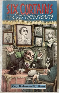 Six Curtains for Stroganova by Caryl Brahms and S. J. Simon/EXCELLENT 1986 MM PB - Picture 1 of 3