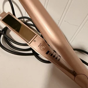 Piastra arricciacapelli piastra a specchio in titanio DORATA - Max 445F - Foto 1 di 8