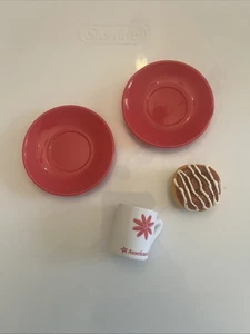 American Girl Doll Treat Seat Set Pieces - Plates Cup Pastry - Picture 1 of 4