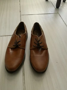 Freeman Jungen braune elegante Schuhe Größe 2M Schnürschuhe - Bild 1 von 9