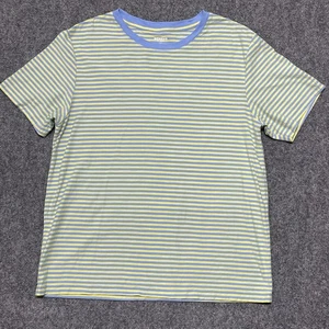 Camiseta para hombre Bombas manga corta camiseta grande a rayas algodón cuello redondo - Imagen 1 de 9