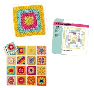 DIY 50 Mix & Match Designs, Portable Crochet Knitting Kit, Beginners Crocheters - Picture 1 of 16
