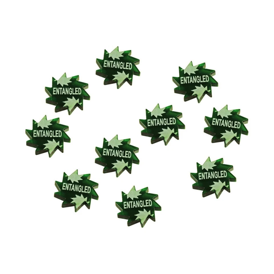 Gettoni Litko Savage World gettoni impigliati - verde traslucido nuovi - Immagine 1 di 1