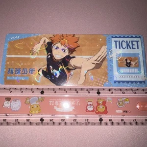 Haikyu Haikyuu Art Card Bookmark Cute Kawaii Anime Manga Shoyo Hinata Kuro Kuroo - Picture 1 of 3