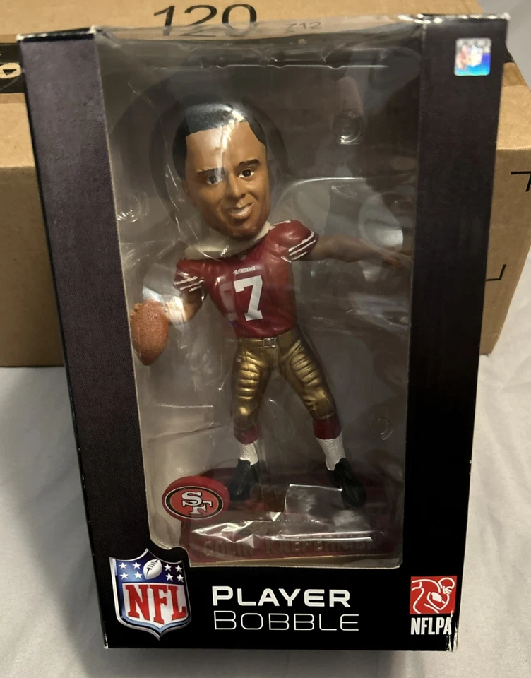 ✅Colin Kaepernick San Francisco 49ers Leyendas de “El Campo” Bobblehead #53/2014 Foto 1 de 4