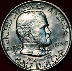 Uncirculated 1922 Ulysses S. Grant Silver Commemorative Half Dollar - Picture 1 of 2