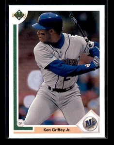 1991 Upper Deck Baseball #555 Ken Griffey Jr. HOF Seattle Mariners NM/NM+ 8197 - Bild 1 von 4