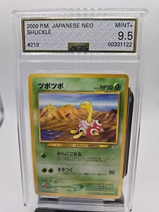 Pokemon 2000 giapponese Neo #213 Shuckle AGS 9.5 MINT+ vintage SPEDIZIONE GRATUITA - Foto 1 di 5