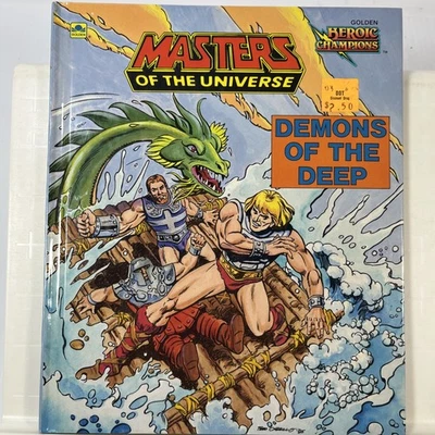 Vintage MASTERS OF THE UNIVERSE DEMONS OF THE DEEP GOLDEN BOOK 1985 R.L. STINE - Image 1 of 4