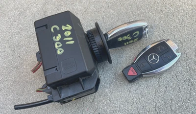 2011 Mercedes C300 Ignition Switch Control Module w/ Keys OEM - Image 1 of 4