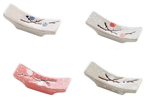 VIEAURA Chopstick Rest, Ceramic, Japanese Style, Set of 4, Tabletop, Small Items - Picture 1 of 7