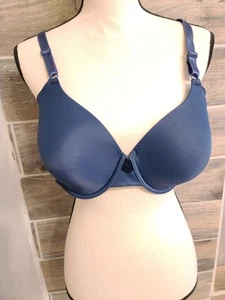 Reggiseno T-shirt Warner's RB0561A senza effetti collaterali taglia 40C foderato con ferretto blu - Foto 1 di 7