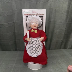 Vintage Telco The Original Motion-ettes of Christmas Mrs Santa Claus Works 1994 - Picture 1 of 12