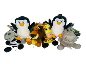 RARE: Full Brand New Madagascar Big Head Plush Set of 6, 6'', Dreamworks - Bild 1 von 8