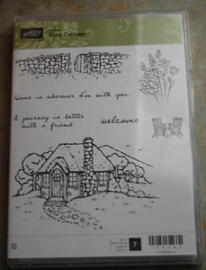 Stampin Up! ~Cozy Cottage~ Stempelset 7 ~NEU~ Cling Mount - Red Rubber Retired - Bild 1 von 2