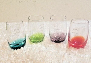 ARTLAND FIZZY ASSORTED-COLORED SHOOTERS 3 OZ SHOT GLASSES SET OF 4 - Picture 1 of 4