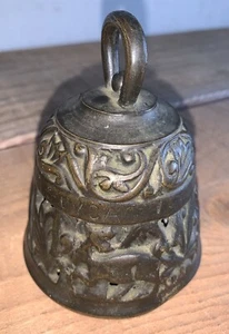 Antique 19th Neo Renaissance Evangelist Church Bronze Altar Bell - Picture 1 of 7