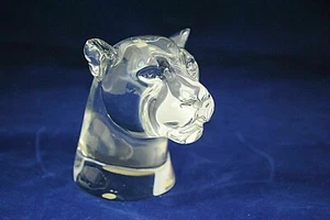 Figurine Baccarat Crystal Puma/Cougar/Testa di Leonessa - Foto 1 di 4
