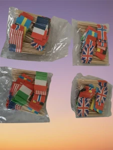 10000 Stück Flaggenpicker Partypicker Event Länder Flaggen Deko Picker Nationen - Bild 1 von 2