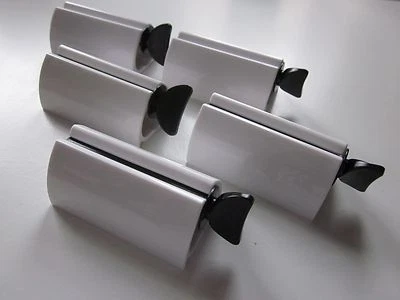 5 Tubenaufroller weiß Tubenentleerer,  Tubenausdrücker,  Tubenquetscher - Bild 1 von 3