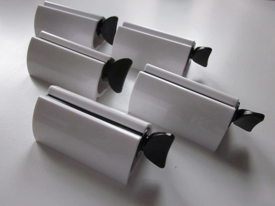 6 Tubenaufroller weiß Lime schwarz Tubenentleerer Tubenausdrücker Tubenleer